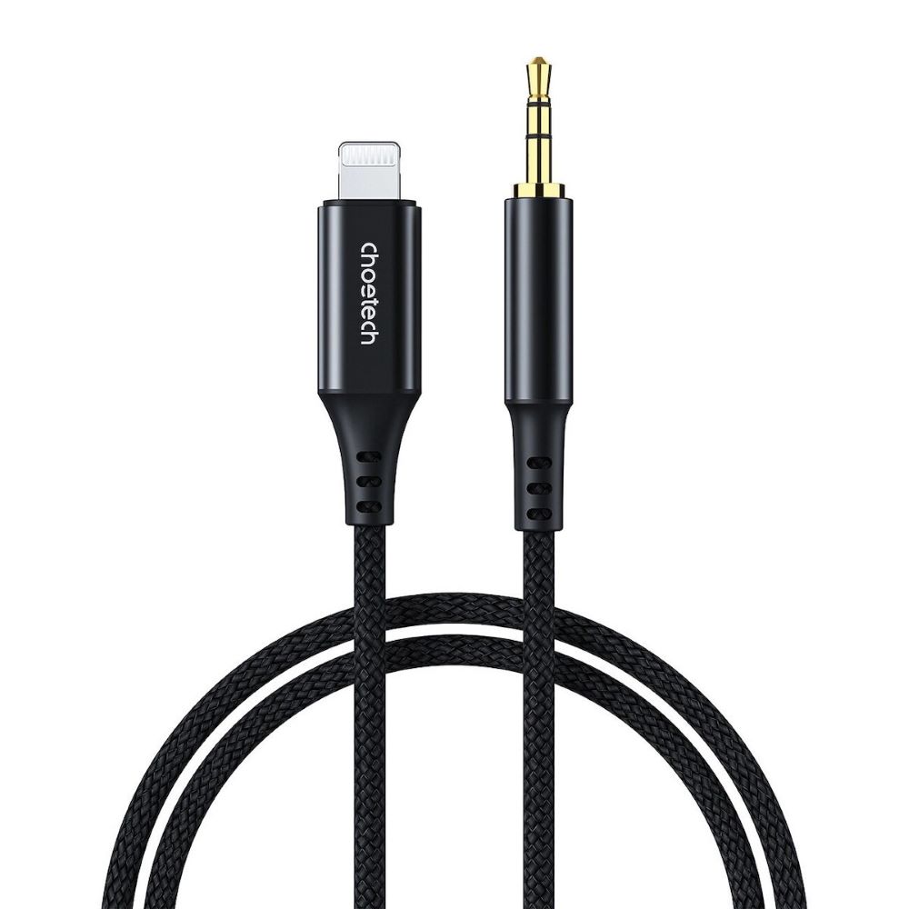 Choetech AUX007 Καλώδιο Ήχου Lightning σε 3.5mm 1m Μαύρο