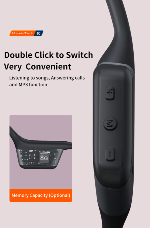 JES ES-668 Ασύρματο Ακουστικό Bluetooth Παλμικό
