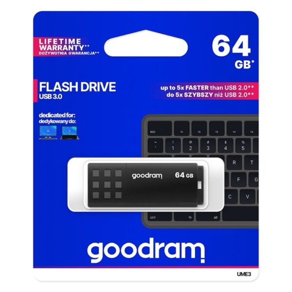 1eb020b7a48af9533d9f9e904f7507da-2 GOODRAM pendrive UME3 64GB USB3.2