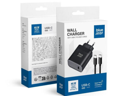 20240603113514_blue_star_fortistis_me_thyra_usb_c_kai_kalodio_usb_c_usb_c_45w_power_delivery_quick_charge_4_0_mple BLUE STAR Φορτιστής Ταξιδίου 45W με θύρα Type-C TFB-TC-45W Μαύρος