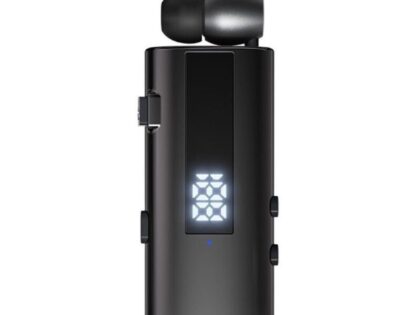 20251020095028_k92_in_ear_bluetooth_handsfree_akoustiko_petou_mayro1000 K92 Ασύρματο Ακουστικό Bluetooth με επεκτεινόμενο καλώδιο Μαύρο