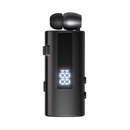 20251020095028_k92_in_ear_bluetooth_handsfree_akoustiko_petou_mayro1000 K92 Ασύρματο Ακουστικό Bluetooth με επεκτεινόμενο καλώδιο Μαύρο