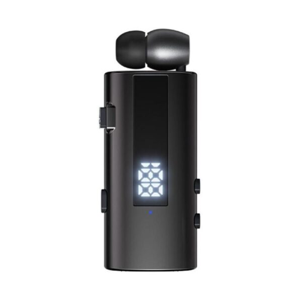 K92 Ασύρματο Ακουστικό Bluetooth με επεκτεινόμενο καλώδιο Μαύρο