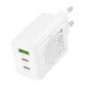 20260305133616_aca46dc1 BOROFONE Φορτιστής Ταξιδίου 65W με 2 θύρες USB-C + 1 θύρα USB-A GaN QC4.0 BN32 Λευκός
