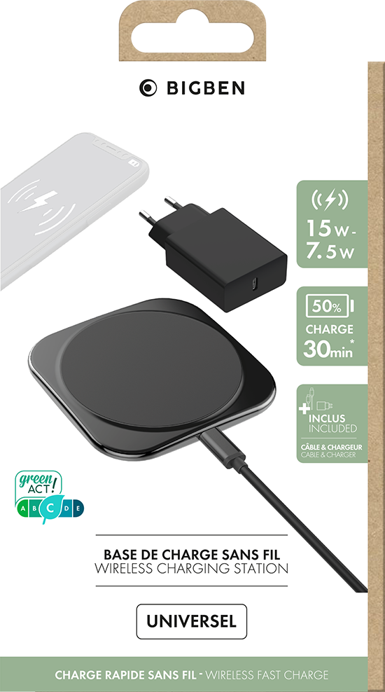 29424_induccs1575wb_FRONT BIGBEN Ασύρματος Φορτιστής 15W (περιλαμβάνει φορτιστή)