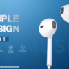 Denmen DR01 Ακουστικά με θύρα 3.5mm Μαύρα 1,2m