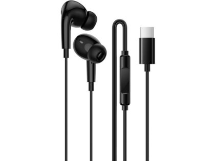 BM100 pro black 01 BOROFONE Ενσύρματο Ακουστικό Type-C in-ear BM100Pro Μαύρο