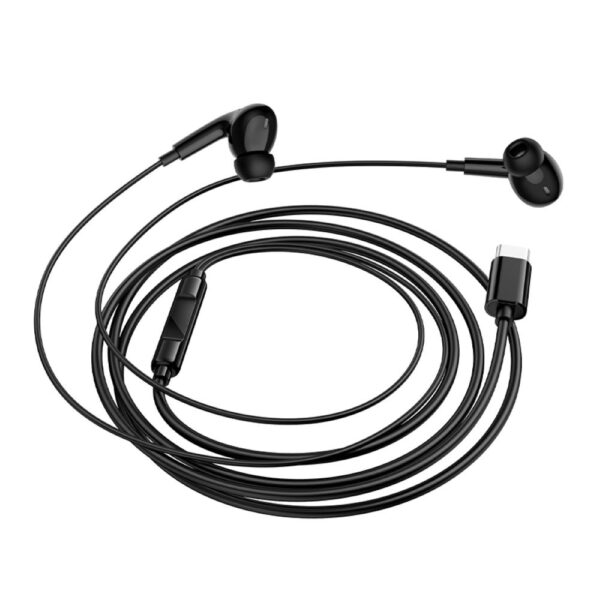 BOROFONE Ενσύρματο Ακουστικό Type-C in-ear BM100Pro Μαύρο