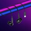 BOROFONE Ενσύρματο Ακουστικό Type-C in-ear BM100Pro Μαύρο