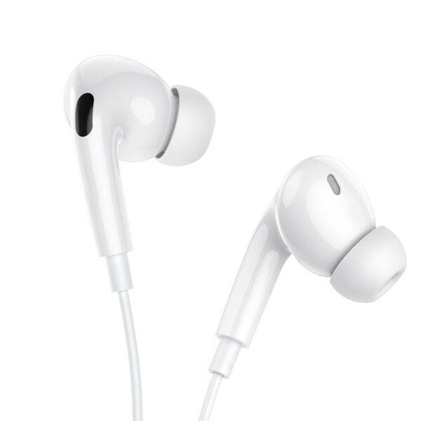 BM100 pro white 02 BOROFONE Ενσύρματο Ακουστικό Type-C in-ear BM100Pro Λευκό