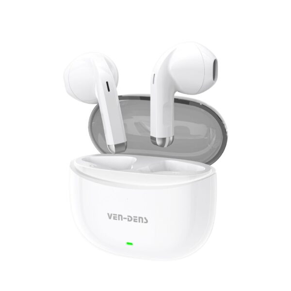 VEN-DENS BT030 Ασύρματο Ακουστικό Bluetooth V5.4 Λευκό