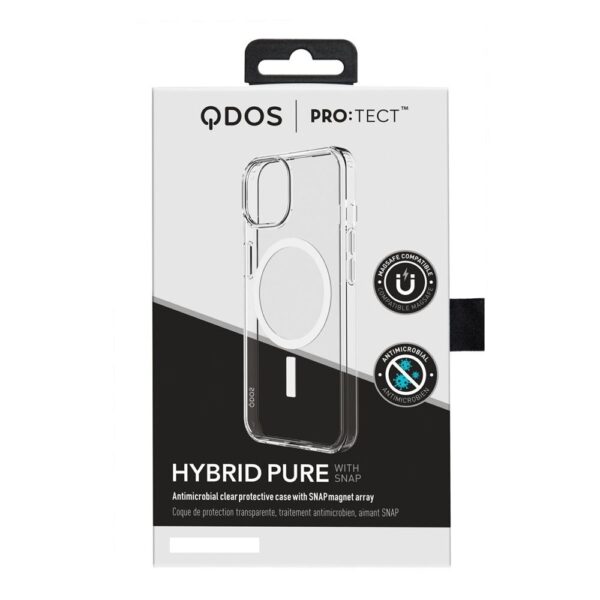 Coque-de-protection-pour-iPhone-13-mini-Qdos-Hybrid-Pure-Snap-Transparent Θήκη Διάφανη QDOS Hybrid Pure with SNAP Clear για iPhone 13 Pro Max