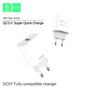 DC07-1 Denmen DC07 Φορτιστής 3.6A 1 θύρα USB Λευκό EU