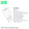 Denmen DC07 Φορτιστής 3.6A 1 θύρα USB Λευκό EU