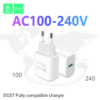 Denmen DC07 Φορτιστής 3.6A 1 θύρα USB Λευκό EU
