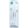 JES H21-C Ενσύρματο Ακουστικό με μικρόφωνο 3.5mm 120εκ Λευκό
