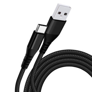 IET1UC-cable-A-C JES IETUC-T Καλώδιο Φόρτισης Type-C 3A 1m Μαύρο