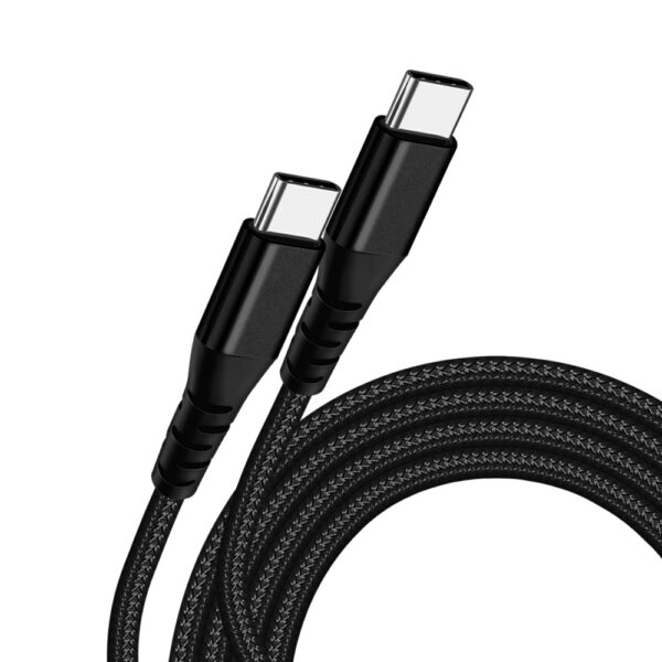 JES IETUC-CC Καλώδιο Φόρτισης Type-C to Type-C 60W 1m Μαύρο