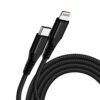 IET1UC-cable-C-L JES IETUC-CL Καλώδιο Φόρτισης Type-C to Lightning 27W 1m Μαύρο
