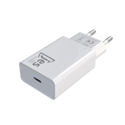 IET25CD-01-1000 JES IET25CD Φορτιστής Ταξιδίου 25W PD Λευκός