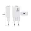 JES IET25CD Φορτιστής Ταξιδίου 25W PD Λευκός