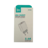 Jes DC03 Φορτιστής 2.4A 1 θύρα USB Λευκό EU