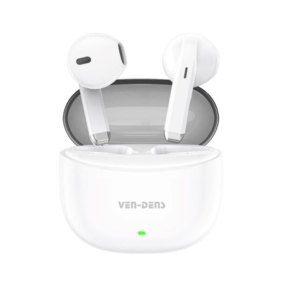 VEN-DENS BT030 Ασύρματο Ακουστικό Bluetooth V5.4 Λευκό
