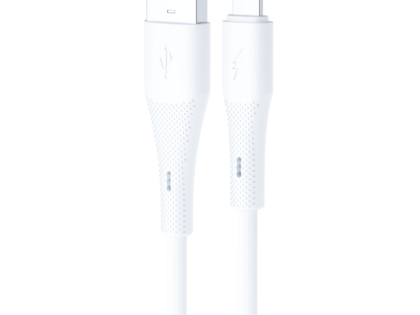 JC50L 01 1000 JES Καλώδιο Φόρτισης Lightning 3A JC50L 1m Λευκό