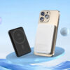 Dudao K14S MagSafe Wireless Powerbank 20W 5000mAh Λευκό