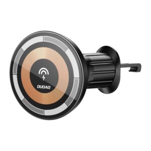 MagSafe-inductive-charger-15W-Dudao-F12MAX-ventilation-grille-black-1 Dudao F12MAX Βάση Αυτοκινήτου με Ασύρματη Φόρτιση 15W Μαύρη