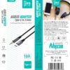 TypeC-to-3.5mm-C206 JES C206 Αντάπτορας Ήχου Type-C to 3.5mm 1m Μαύρο