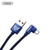 X12-MicroUSB-Blue-3 Foneng X12 Καλώδιο Φόρτισης Micro-USB 2.4A Μπλε 1,2m
