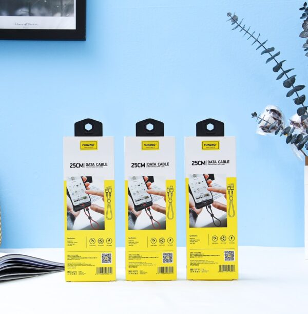 X26-1 Foneng X26 Καλώδιο Φόρτισης Micro-USB 2.4A Κόκκινο 25εκ