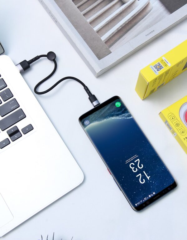 Foneng X26 Καλώδιο Φόρτισης Lightning 2.4A Μαύρο 25εκ