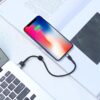 Foneng X26 Καλώδιο Φόρτισης Lightning 2.4A Μαύρο 25εκ