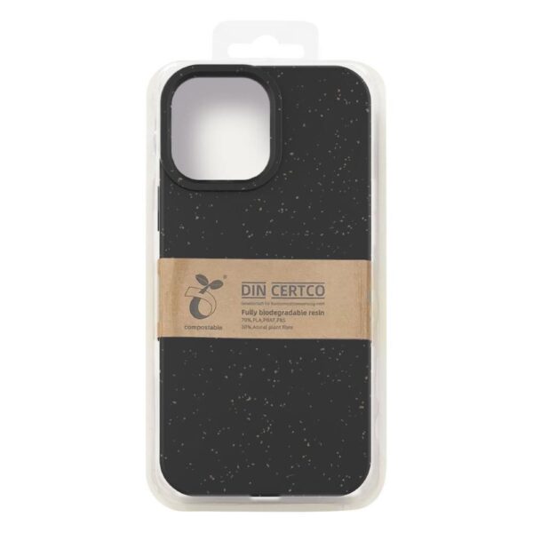 Eco Case case for iPhone 14 Pro Max silicone degradable cover black
