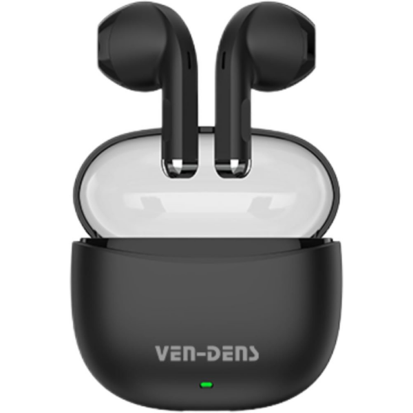 bt030_black VEN-DENS BT030 Ασύρματο Ακουστικό Bluetooth V5.4 Μαύρο