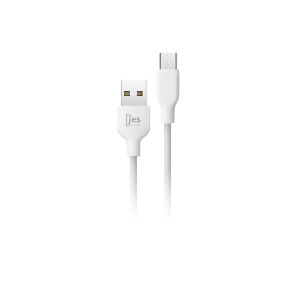 c201T JES Καλώδιο Φόρτισης Type-C 3A C201 1m Λευκό