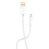 Denmen D08L Καλώδιο Φόρτισης Lightning 3.6Α Λευκό 1m