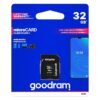 d2e005b1fc4ed3137552452fc4a2766e Κάρτα Μνήμης GOODRAM microSD 32GB CLASS 10 UHS I 100MB/s with adapter