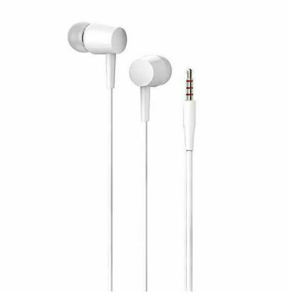 JES DR02 Ακουστικά Ενσύρματα 3.5mm Λευκά