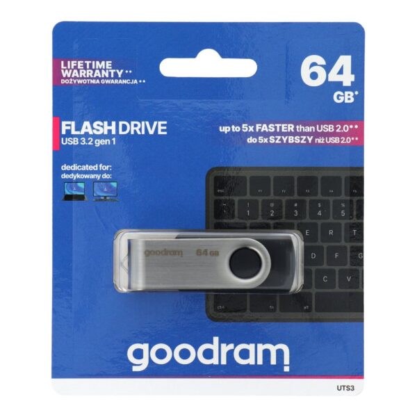 USB Flash Drive 64GB GOODRAM UTS3 USB3.2