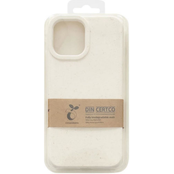 eco white 01 1000 Eco Case case for iPhone 14 Pro Max silicone degradable cover white