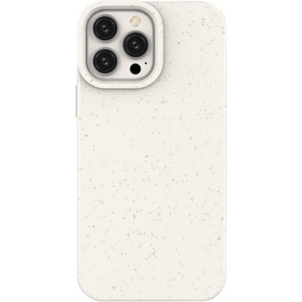 eco white 02 1000 Eco Case case for iPhone 14 Pro Max silicone degradable cover white