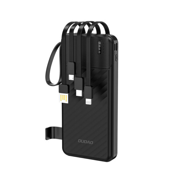 eng_pl_Dudao-K11-10000mAh-Powerbank-with-Built-in-Cables-Black-195932_1 Dudao Powerbank K11 10000mAh με καλώδια - Μαύρο