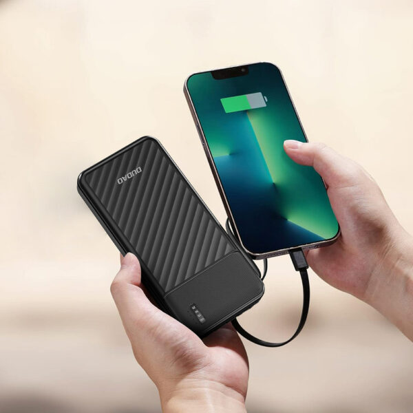 eng_pl_Dudao-K11-10000mAh-Powerbank-with-Built-in-Cables-Black-195932_2 Dudao Powerbank K11 10000mAh με καλώδια - Μαύρο