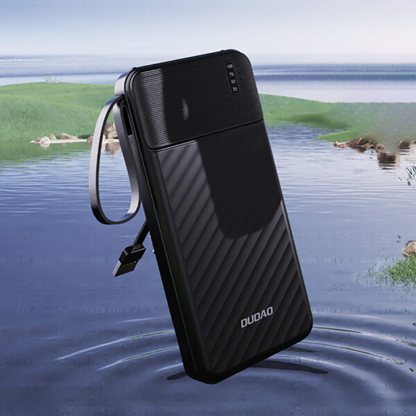 eng_pl_Dudao-K11-10000mAh-Powerbank-with-Built-in-Cables-Black-195932_5 Dudao Powerbank K11 10000mAh με καλώδια - Μαύρο