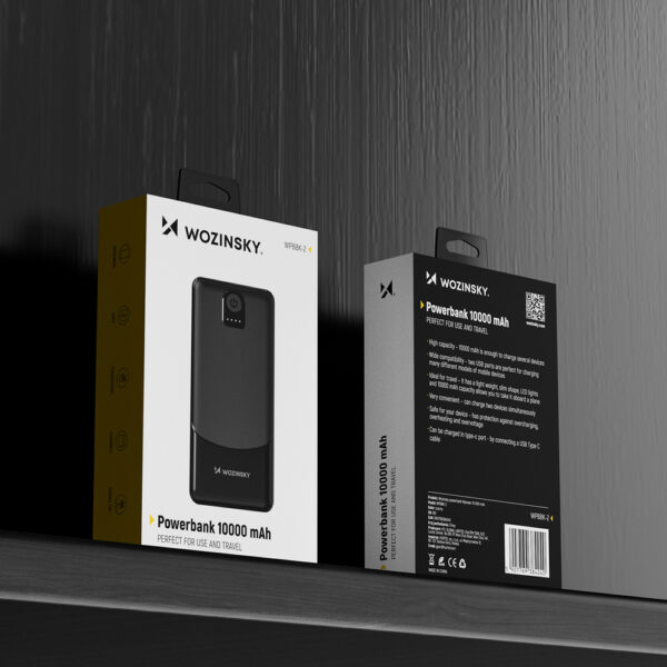 Wozinsky PowerBank WPower 10000mAh black (WPBBK-2)