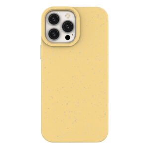 Eco Case case for iPhone 11 Pro Max silicone degradable cover yellow