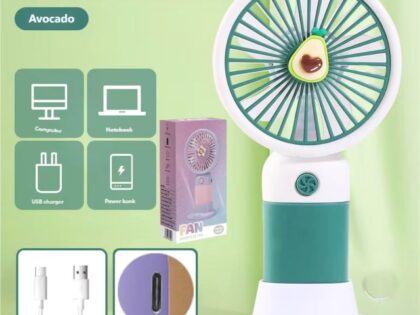 fan-green1000 Ανεμιστήρας Επαναφορτιζόμενος 3 ταχ. Πράσινος 202-1A